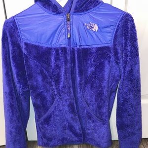 The north face brand purple jacket.  L (14/16)